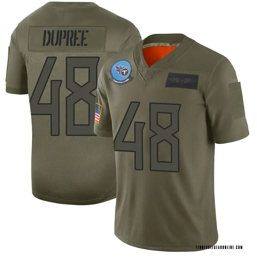 Camo Men's Bud Dupree Tennessee Titans Limited 2019 Salute to Service Jersey