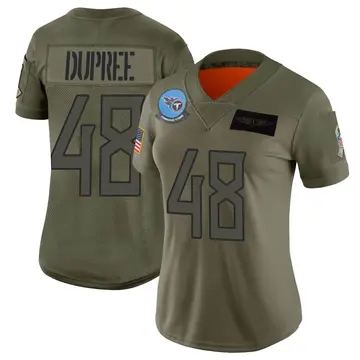 Camo Women's Bud Dupree Tennessee Titans Limited 2019 Salute to Service Jersey