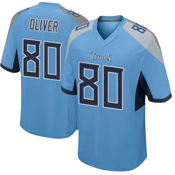 Light Blue Men's Bryce Oliver Tennessee Titans Game Jersey