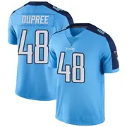 Light Blue Men's Bud Dupree Tennessee Titans Limited Color Rush Jersey