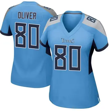 Light Blue Women's Bryce Oliver Tennessee Titans Game Jersey