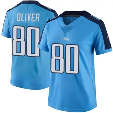 Light Blue Women's Bryce Oliver Tennessee Titans Limited Color Rush Jersey