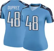 Light Blue Women's Bud Dupree Tennessee Titans Legend Color Rush Jersey