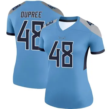 Light Blue Women's Bud Dupree Tennessee Titans Legend Jersey