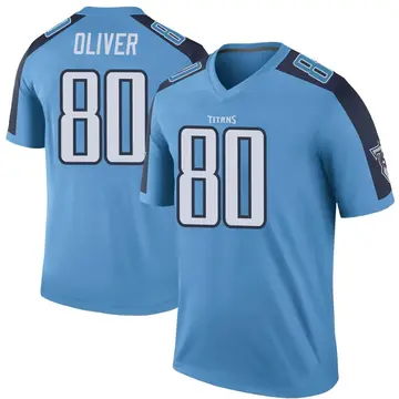 Light Blue Youth Bryce Oliver Tennessee Titans Legend Color Rush Jersey