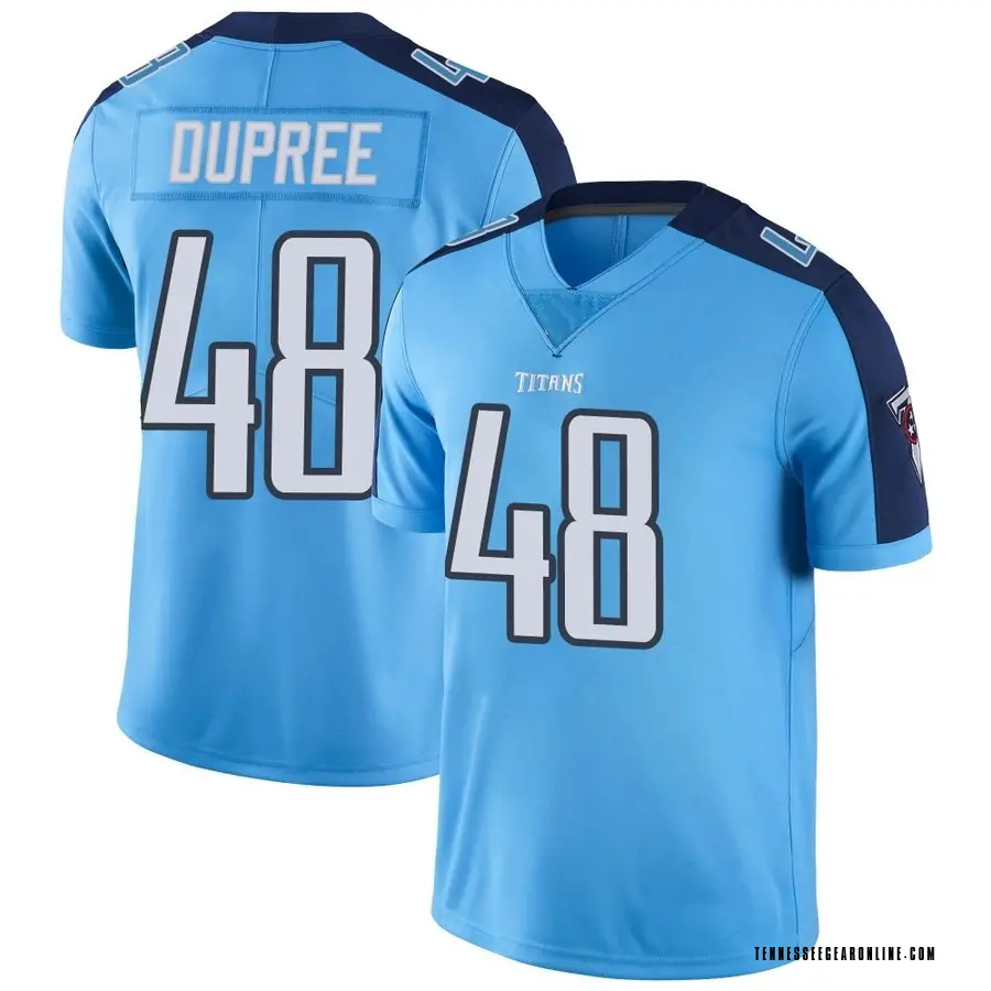 Light Blue Youth Bud Dupree Tennessee Titans Limited Color Rush Jersey