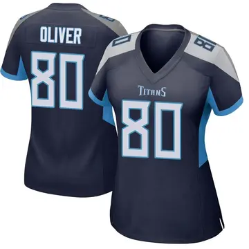 Navy Women's Bryce Oliver Tennessee Titans Game Jersey