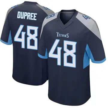 Navy Youth Bud Dupree Tennessee Titans Game Jersey