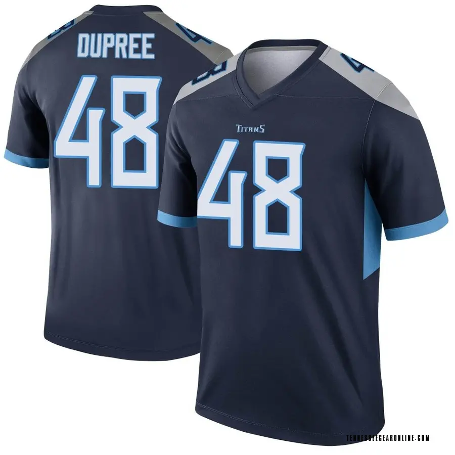 Navy Youth Bud Dupree Tennessee Titans Legend Jersey