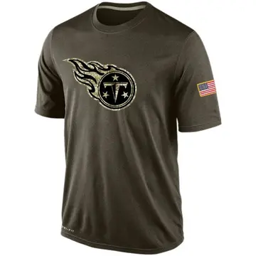 Olive Men's Tennessee Titans Salute To Service KO Performance Dri-FIT T-Shirt