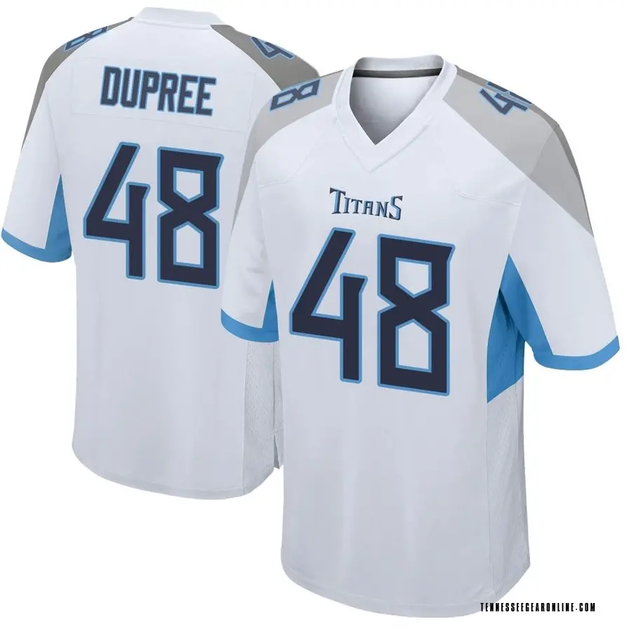 White Men's Bud Dupree Tennessee Titans Game Jersey