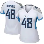 White Women's Bud Dupree Tennessee Titans Game Jersey